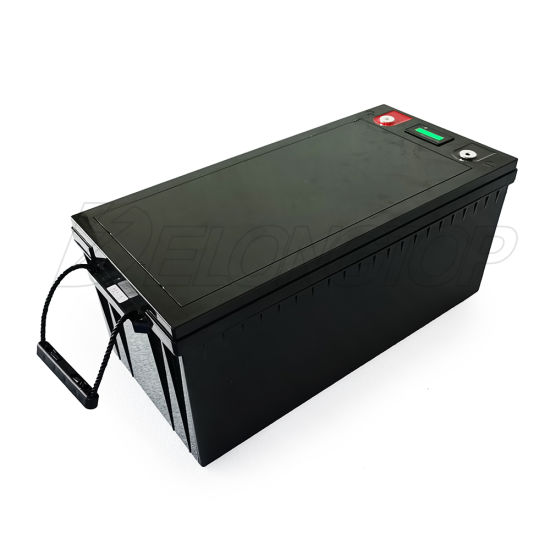 LiFePO4 200ah 12V Lithium Fer Phosphate Batterie pour Système Solaire/Autocaravane/Bateau/Voiturettes de Golf/Automobile RV