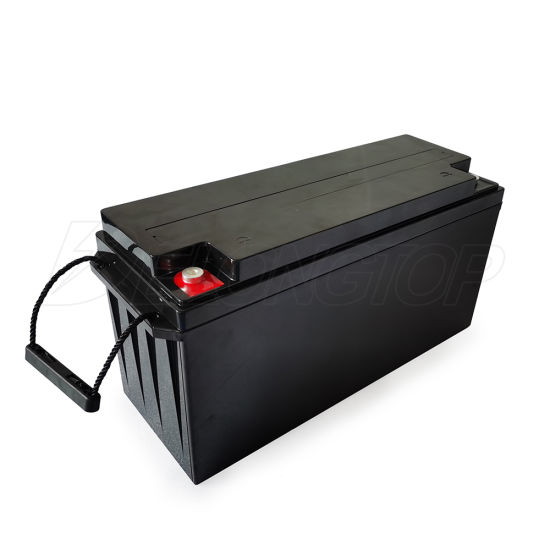 Batterie LiFePO4 12 volts 150ah pour les applications de camping-car, solaires, marines et hors réseau, grise